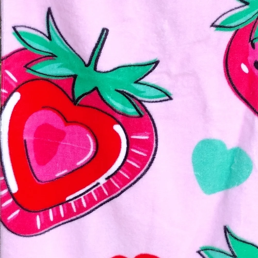 NWT Betsey Johnson Pink Strawberries 6